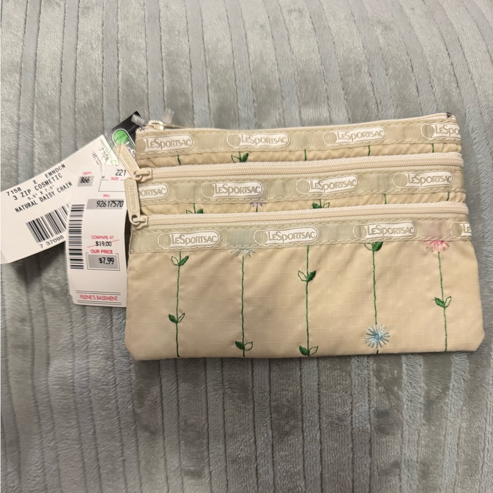 LeSportsac Vintage Floral Pouch/ Bag 🌹🌸💐🌺🌷